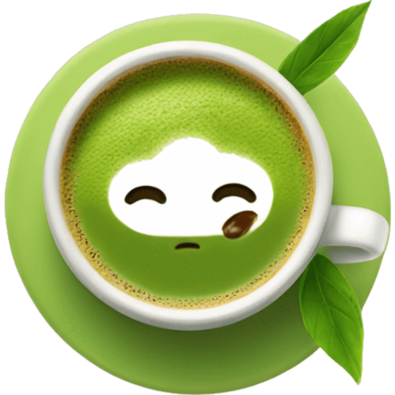 Matcha Coffee emoji