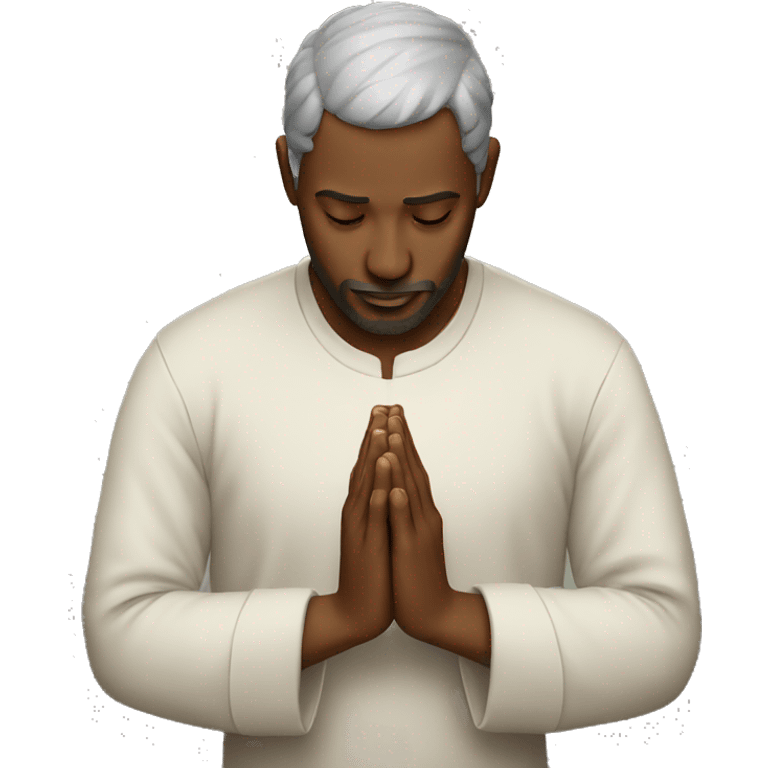 Man praying  emoji