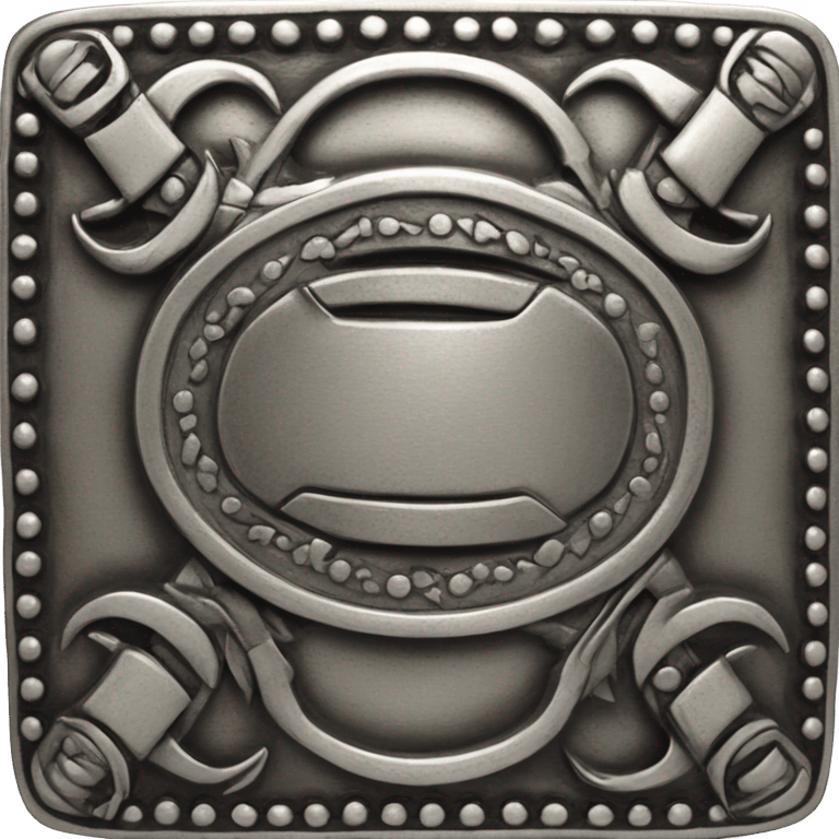 Western belt buckle emoji