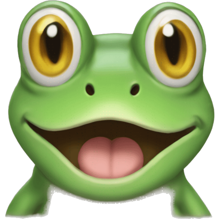 Meme frog in cat emoji