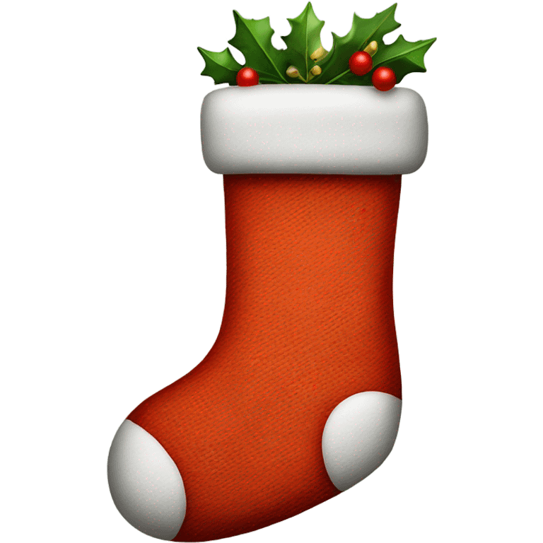 Christmas stocking emoji