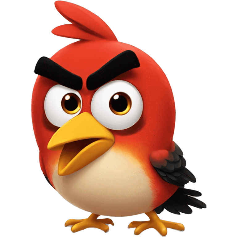 angry bird emoji