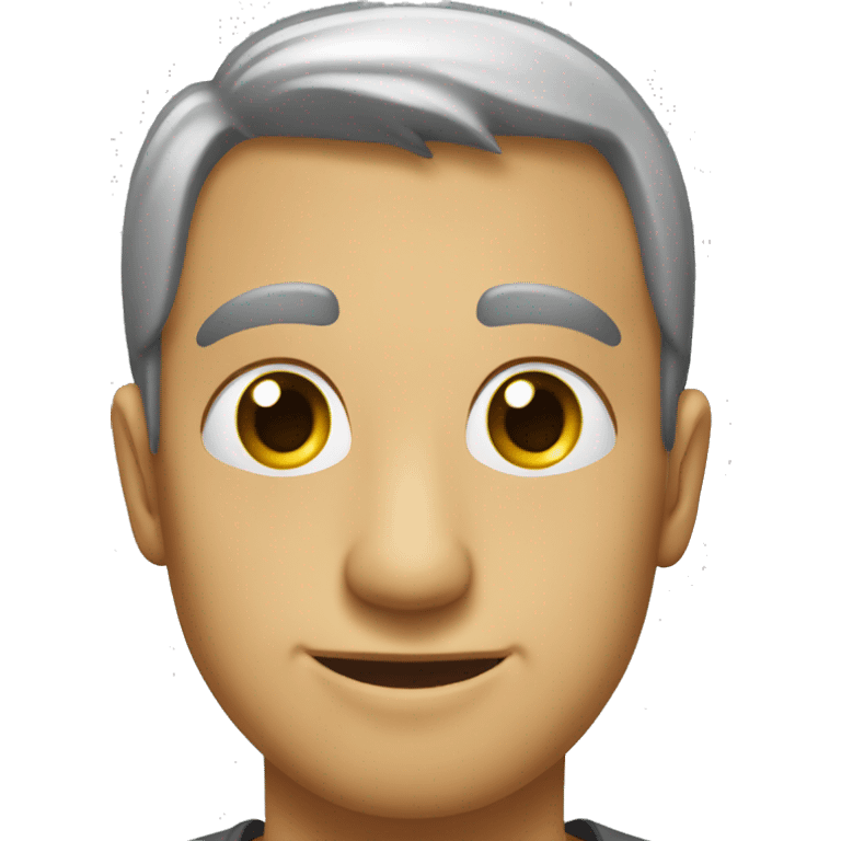 emoji avec des yeux sur le cote emoji