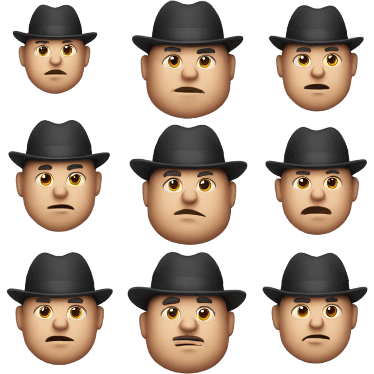 Fat man with a hat emoji