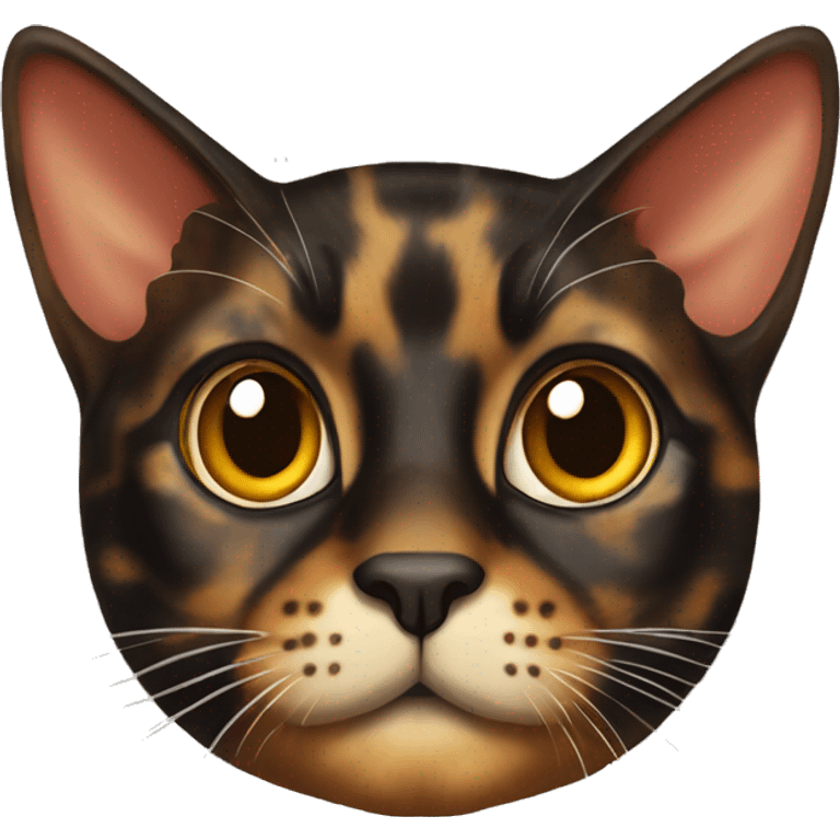 Tortoiseshell cat emoji