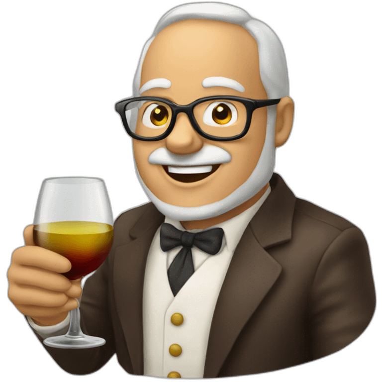 papa verre de vin emoji