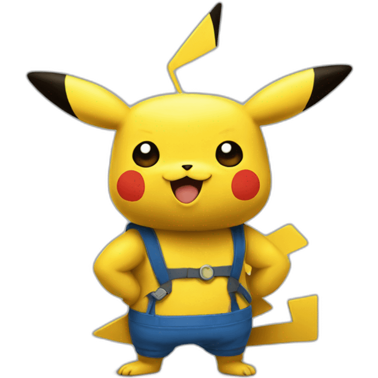 Pikachu boxeur emoji