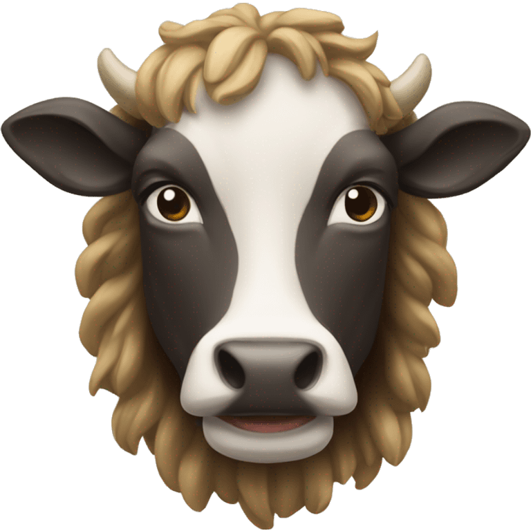 Vaca amamantando su ternero  emoji