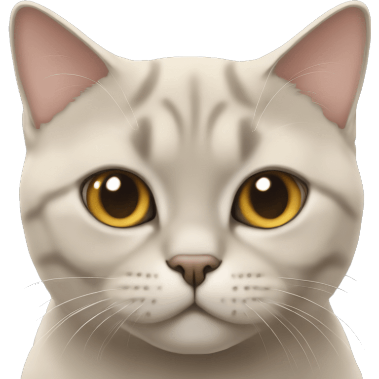 british shorthair beige cat emoji