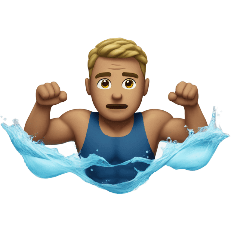 Man swimming emoji