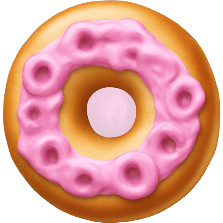 Bagel pink  emoji