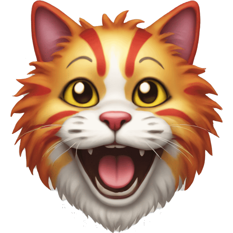 clown cat  emoji