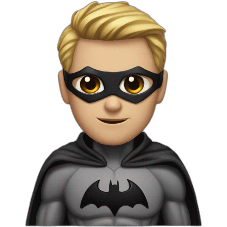 Bat man emoji