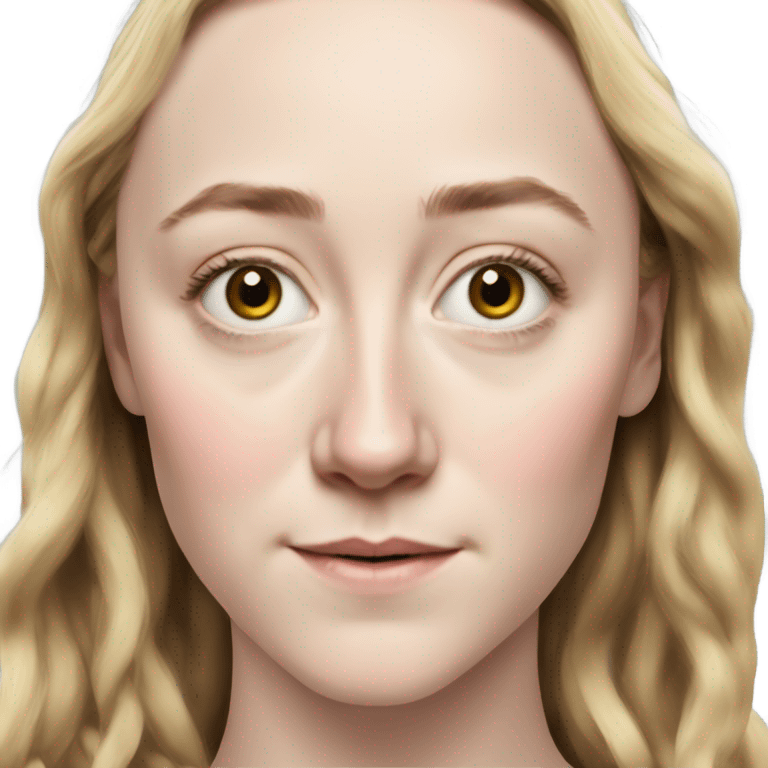 Saoirse Ronan realistic emoji