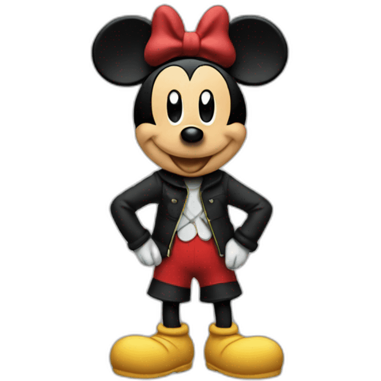 Mickey black emoji