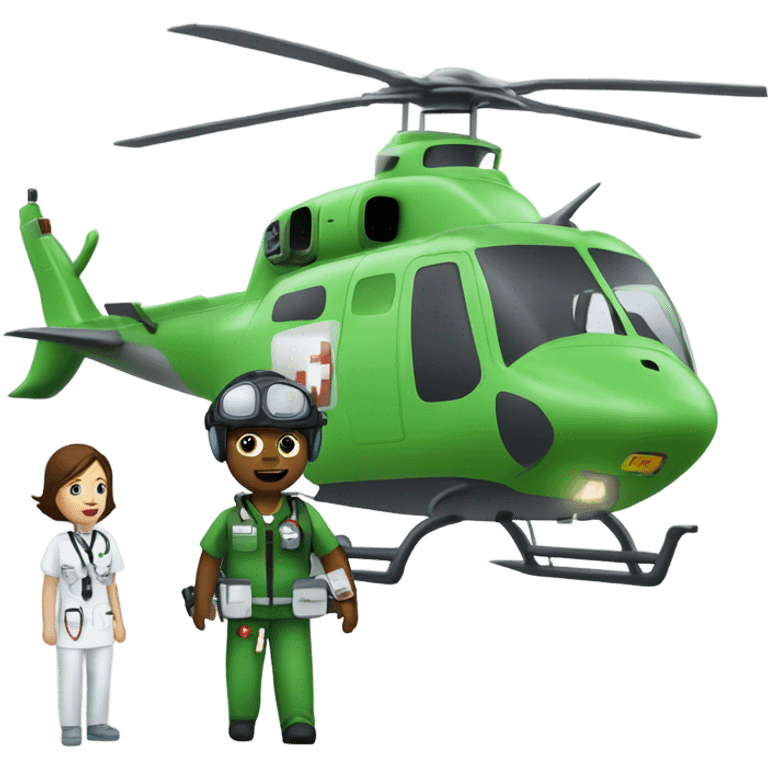 Flight medic emoji