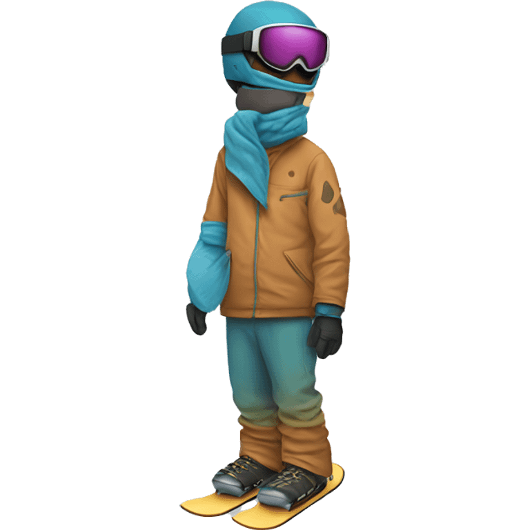 man genie snowboard emoji