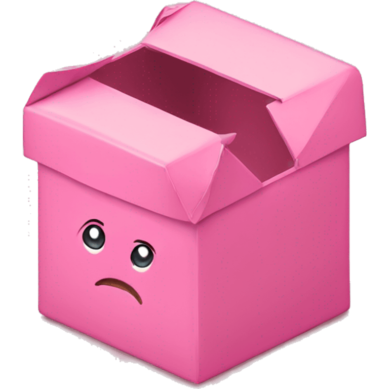 pink box with words that say ok emoji