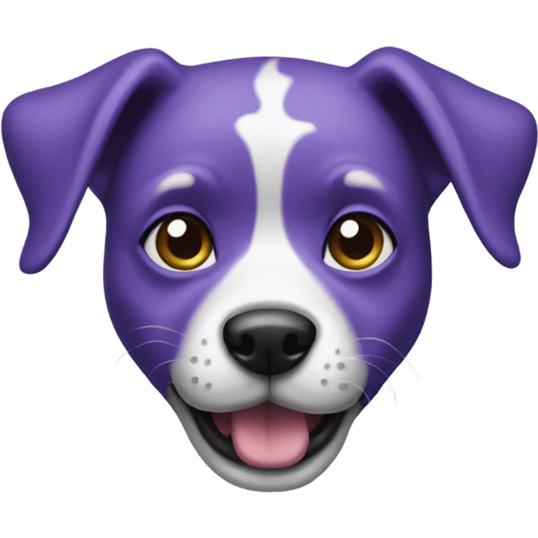 Purple dog  emoji