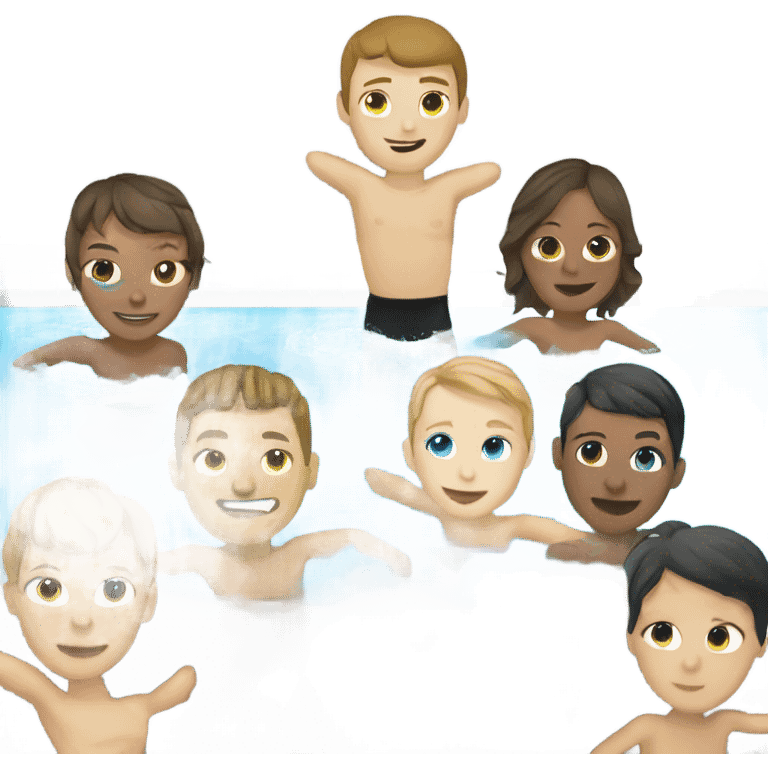 Artistic swimming sport emoji