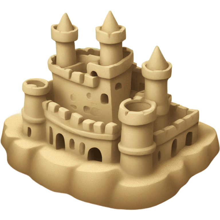 Sand castle emoji