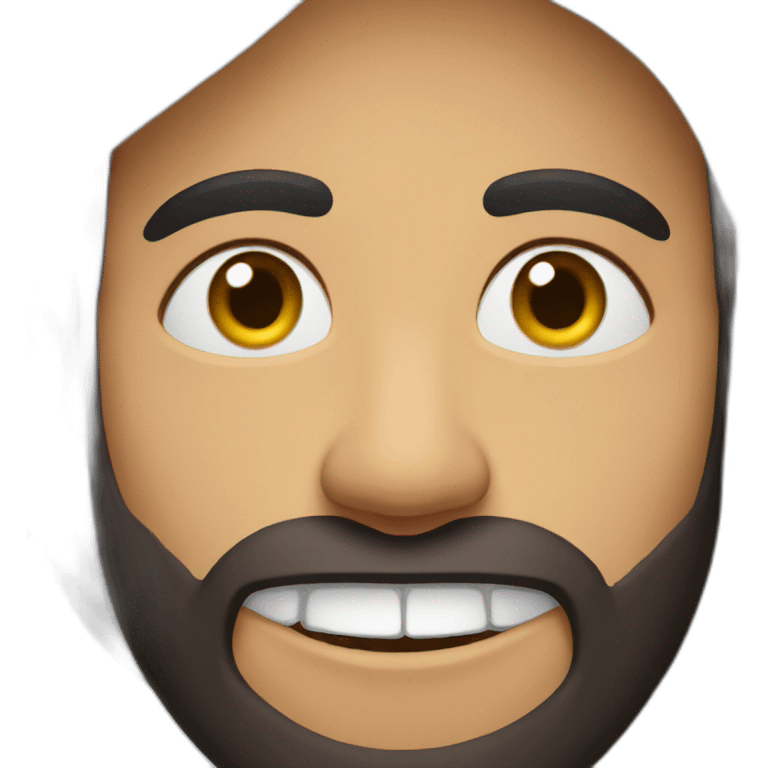 Arabic guy without teeth emoji