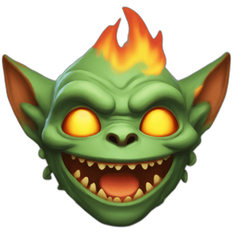 Fire goblin emoji