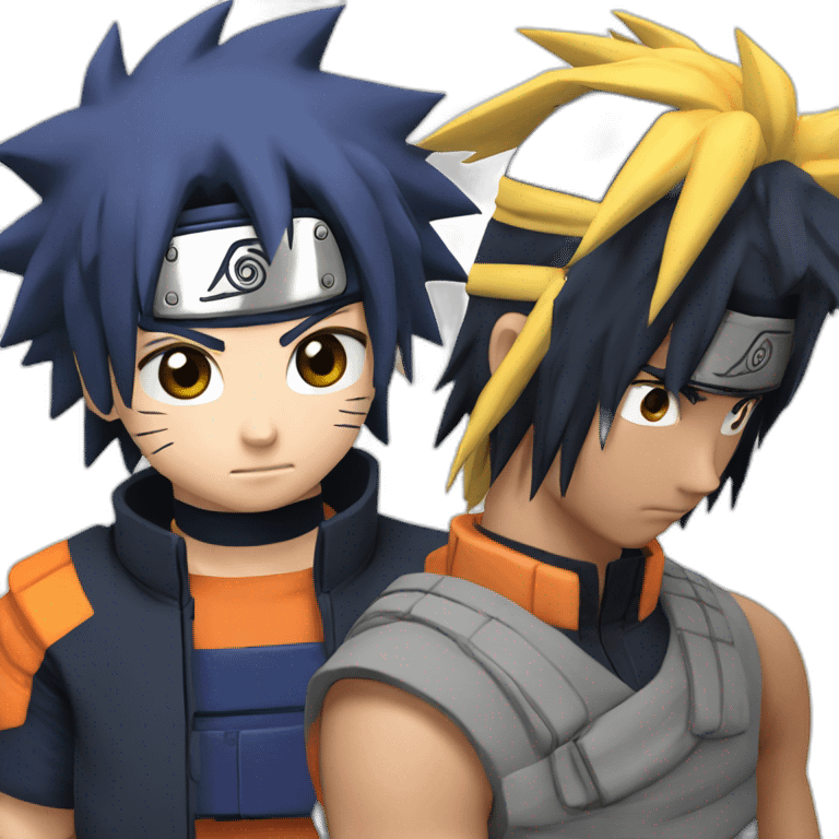 Naruto et sasuke emoji