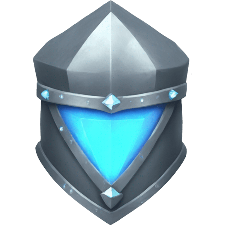 Diamond glowing medival armor emoji