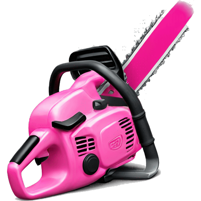 pink chainsaw emoji