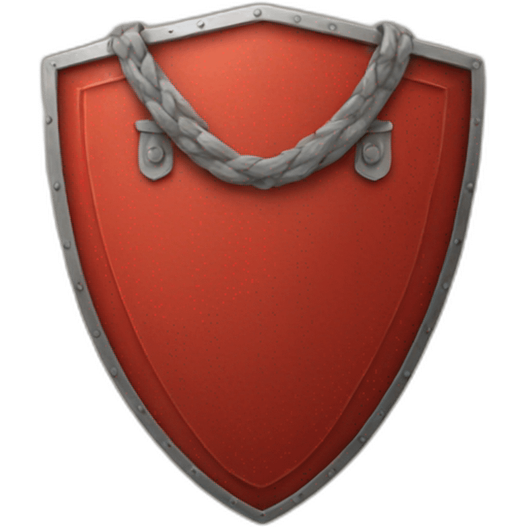 red shield emoji