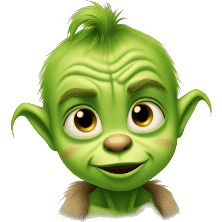 baby grinch cute emoji