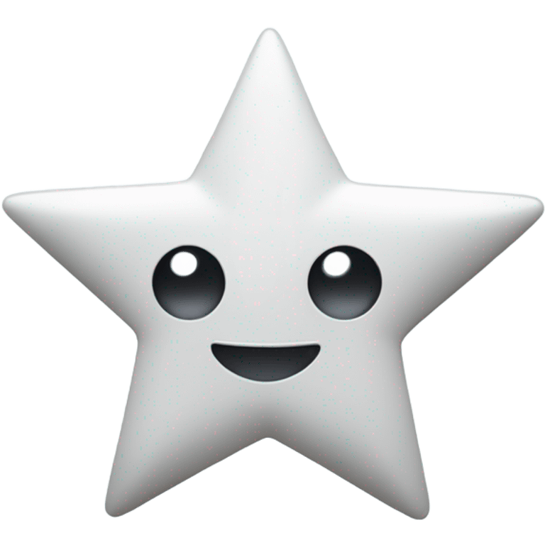 similar to this emoji: ✨, except they are white and there are two more small ones  emoji