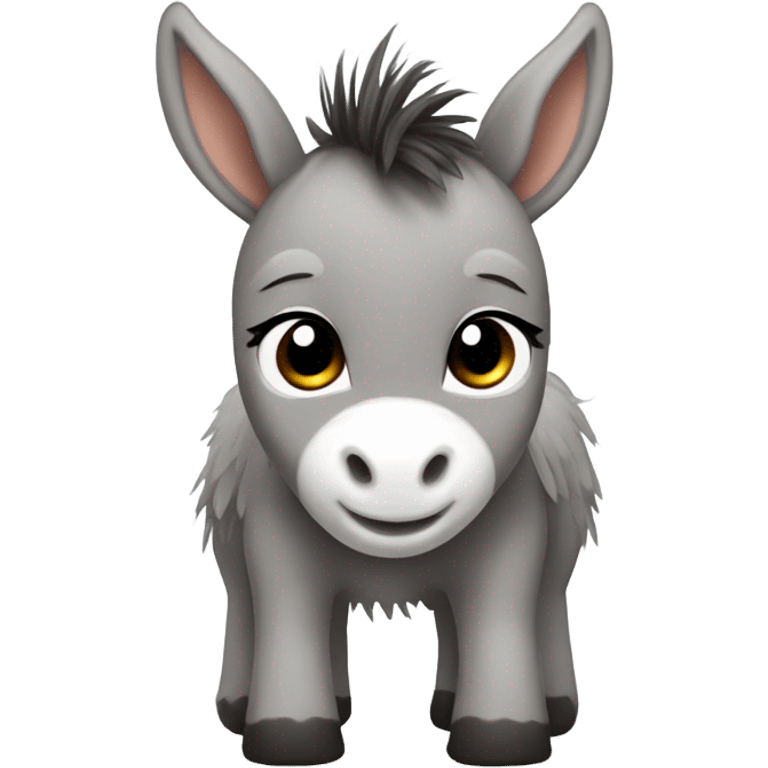 cute baby donkey with wings  emoji