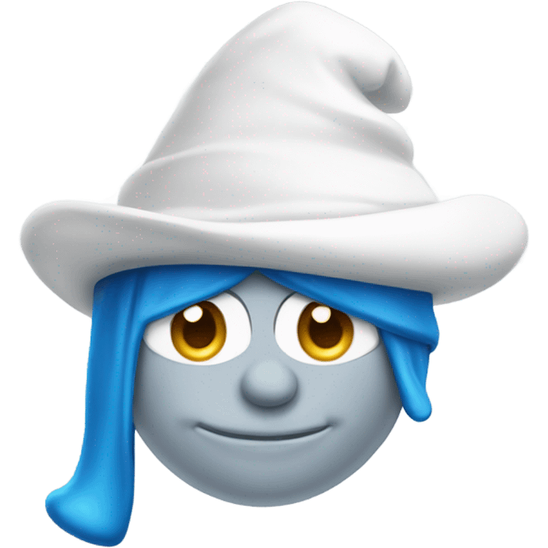 Smurf hat emoji