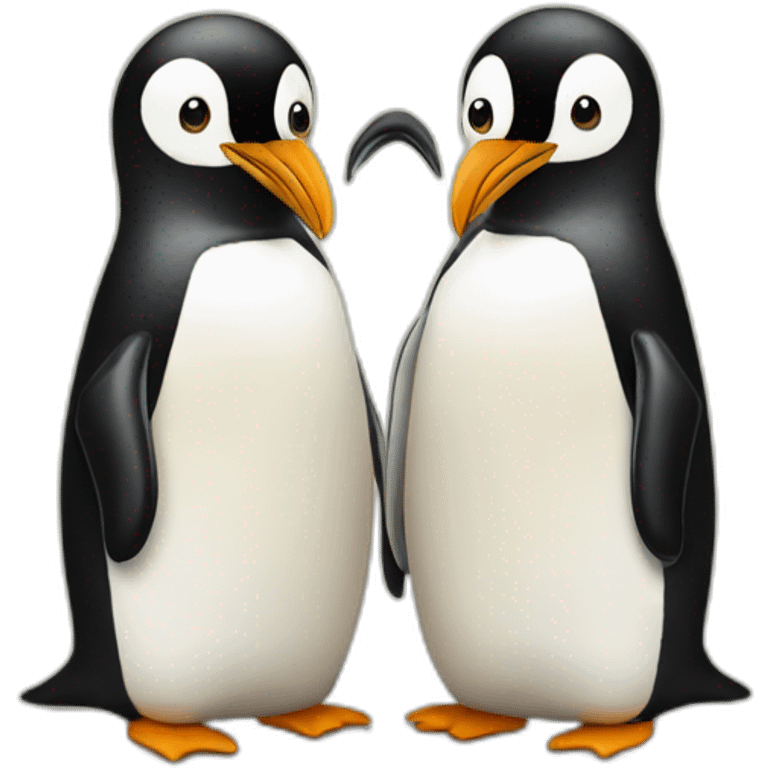 penguine couple emoji