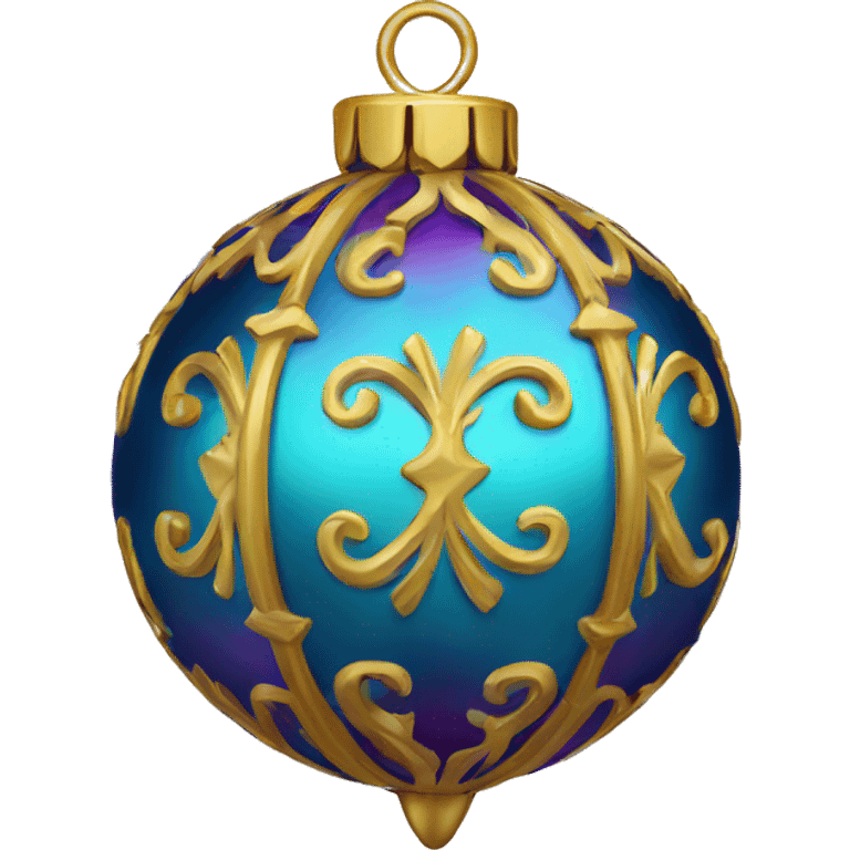 Ornate Christmas ornament  emoji