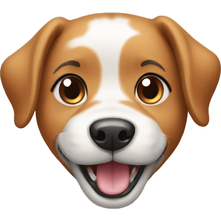 cute happy dog emoji