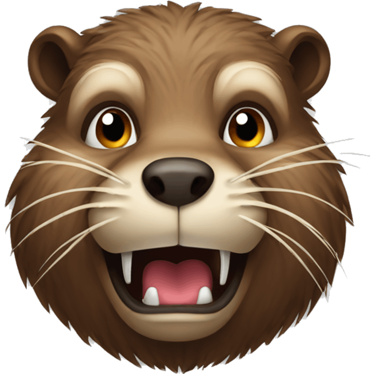 angry beaver emoji