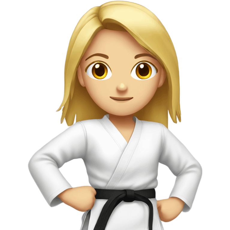 girl karate emoji