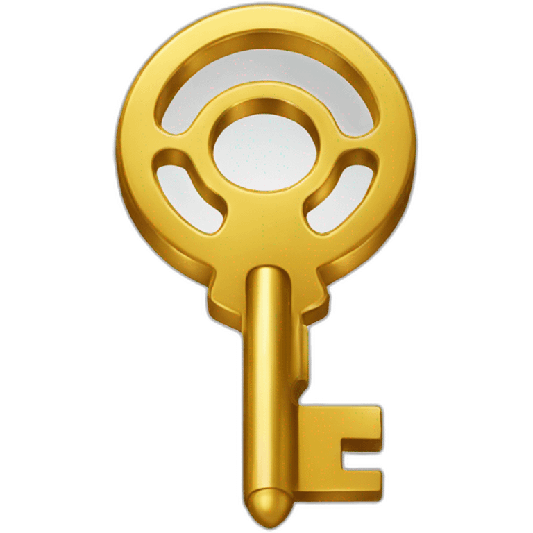 Digital key secret emoji