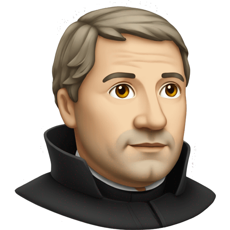 Martin Luther Germany head emoji