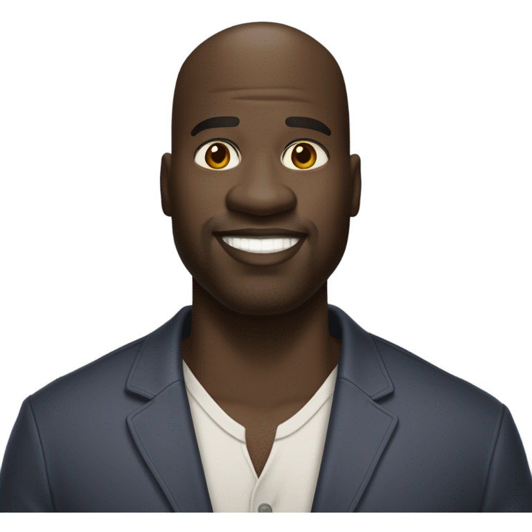 white shaq emoji