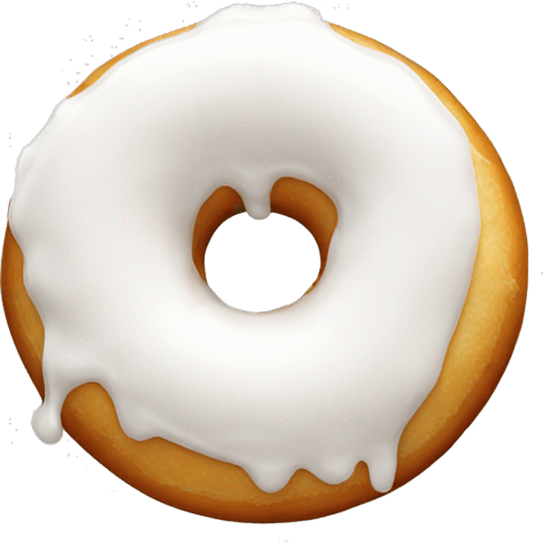 White glue donut  emoji