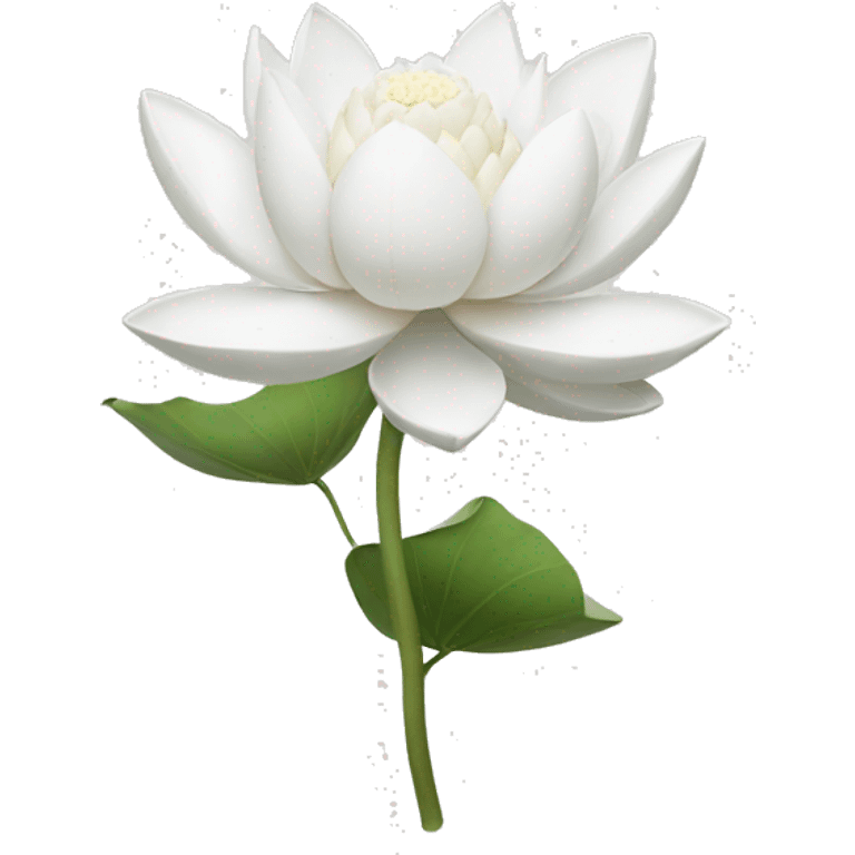 white lotus emoji