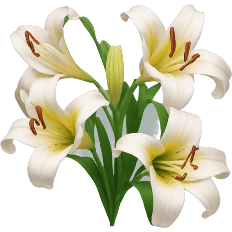 lily flowers emoji