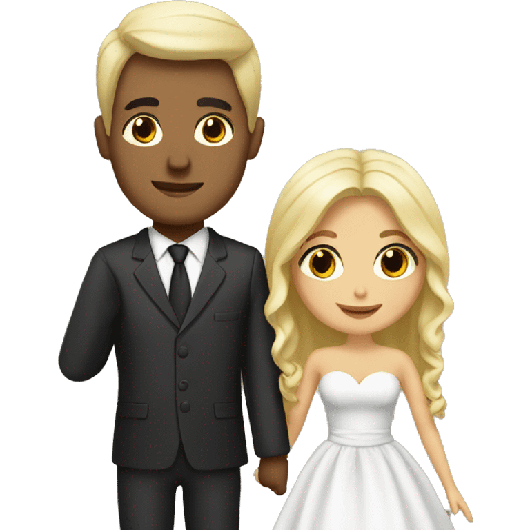 Couple married he is Tunisian and she is blonde Italian emoji