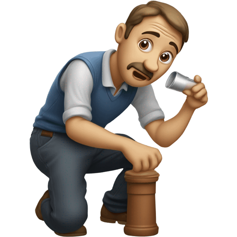 guy smelling salt on a table emoji