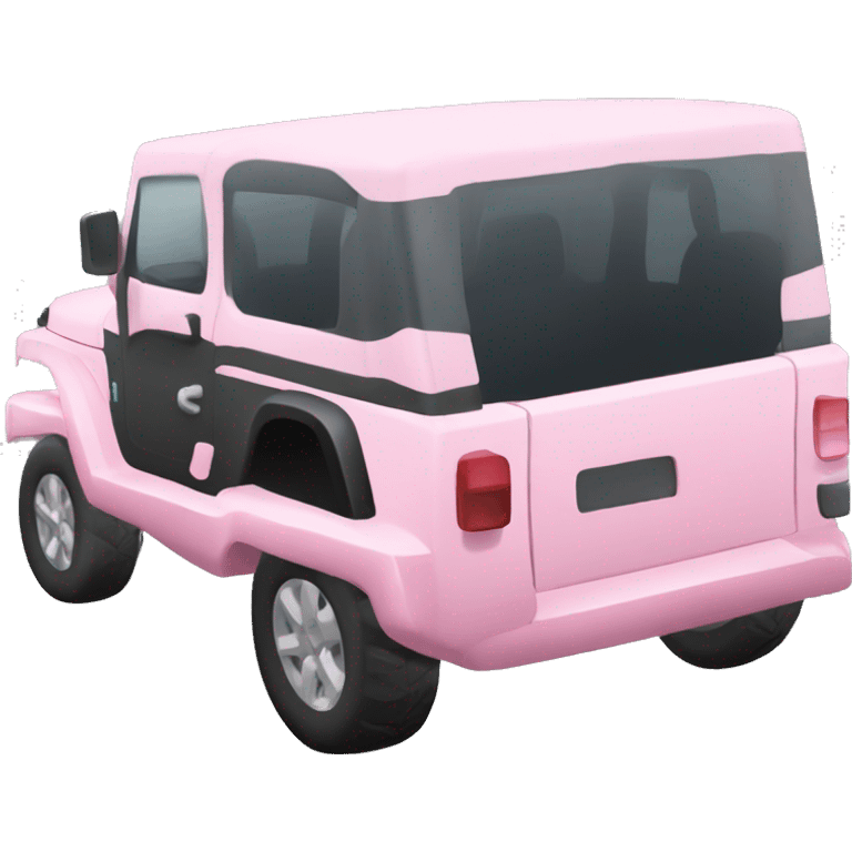 Light Pink double door Jeep emoji