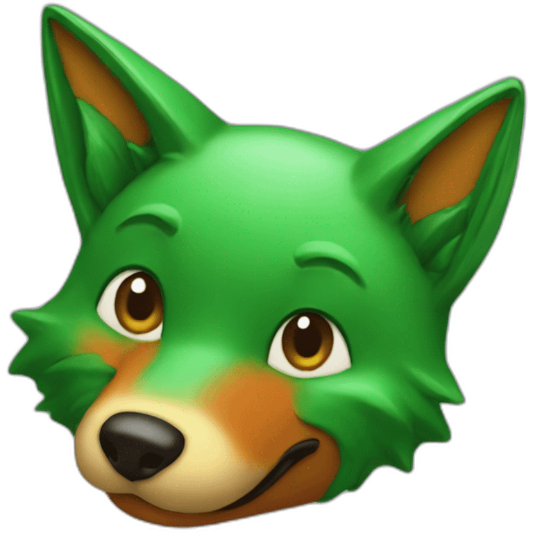 fox green vomit emoji